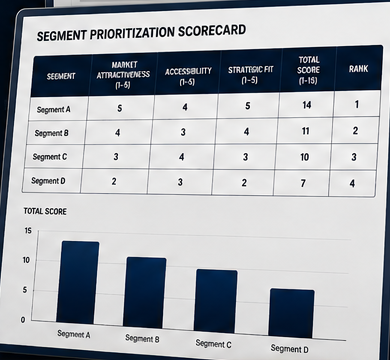 Segment Prioritization Scorecard preview